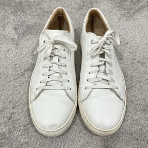 SuitSupply Trainer Casual Sneakers Mens Size 10 (EU 43) White Leather Minimalist